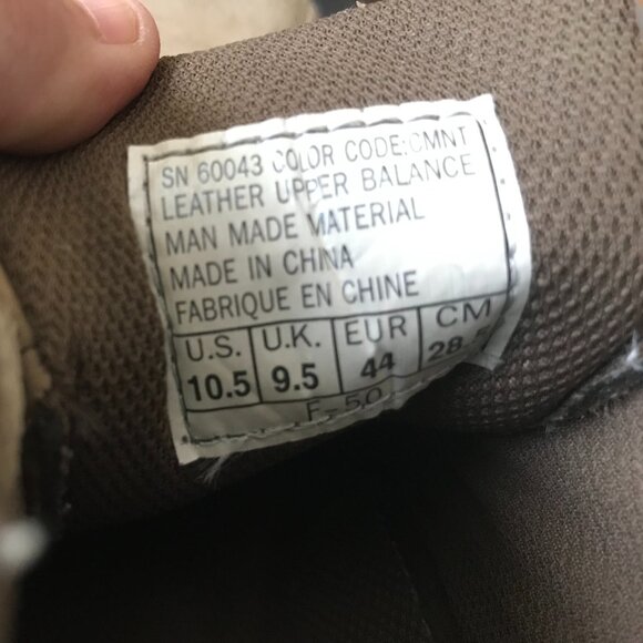 Skechers Vintage Running Shoes Sneakers Men's Sz 10.5 Brown Suede & Leather - Picture 6 of 9